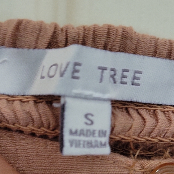 Love Tree Tan Maxi Dress with Button Detail - Picture 6 of 7